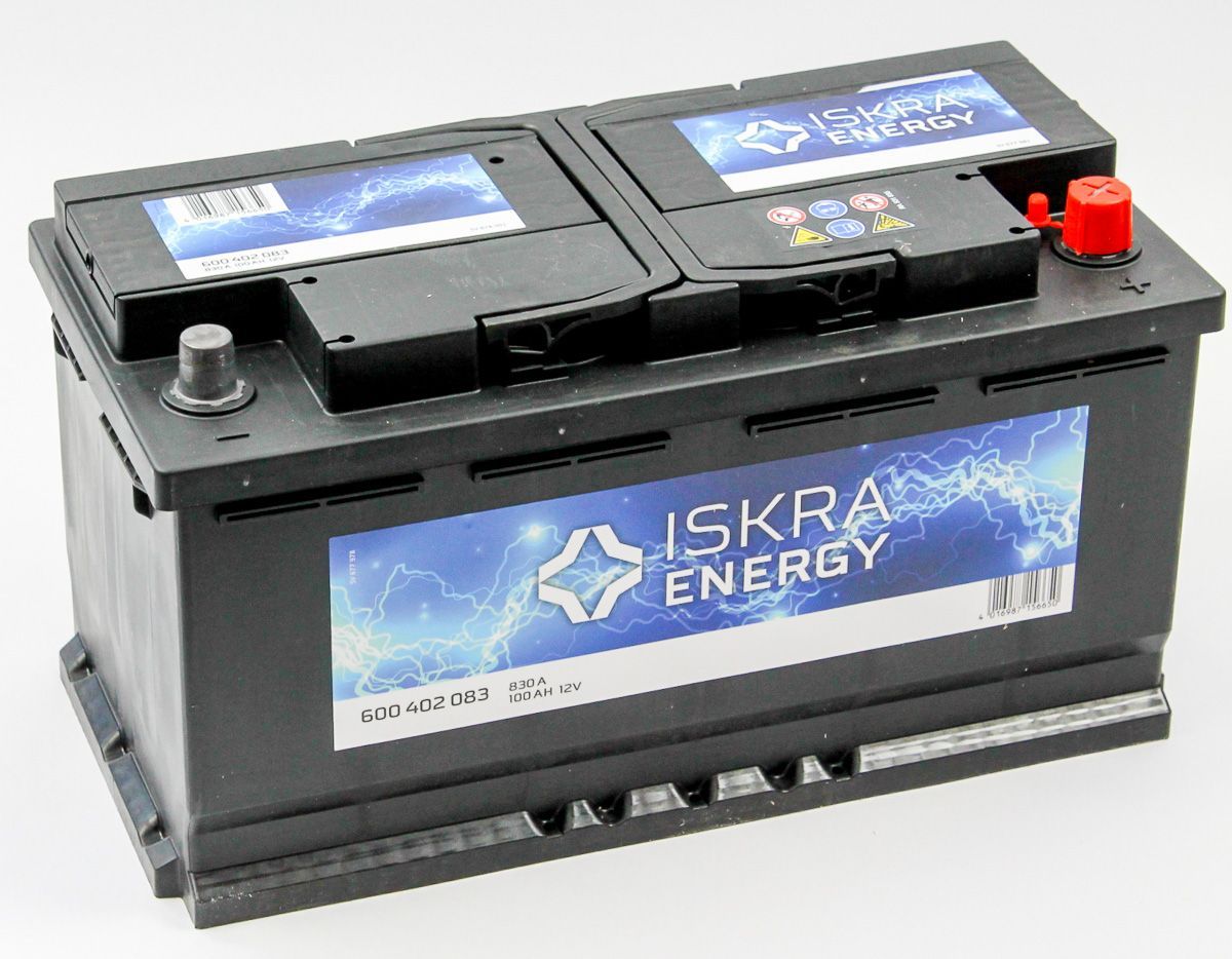 Автомобильный аккумулятор ISKRA ENERGY 6CT-100.0 (600 402 083)