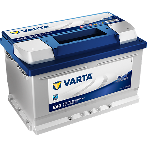Автомобильный аккумулятор VARTA Blue Dynamic E43 6СТ-72.0 (572 409 068) низкий 
